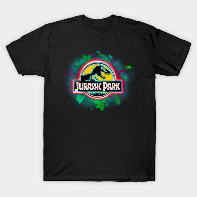 Neon Dino T-Shirt by RiotEarp